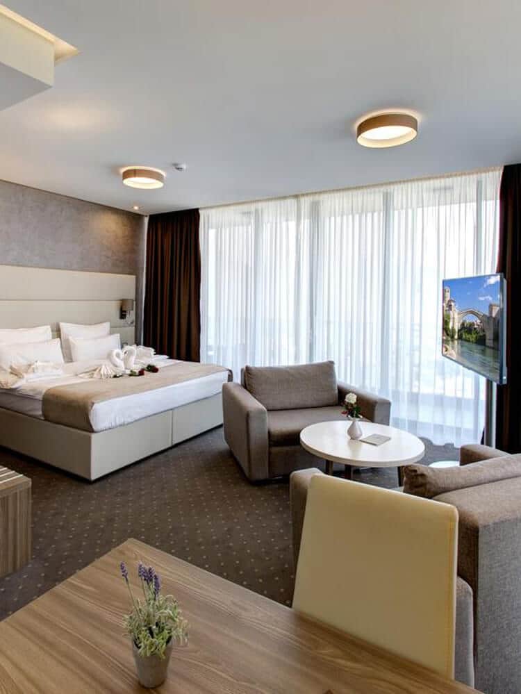 Room at Hotel Eden in Mostar