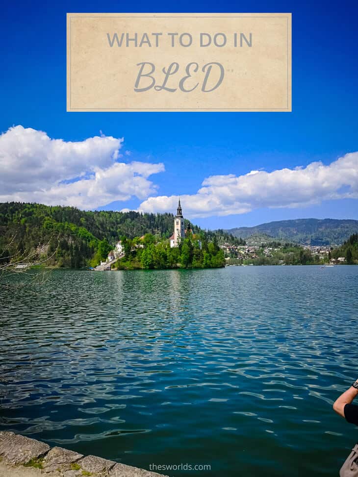 Lake Bled Island in the middle of the Lake