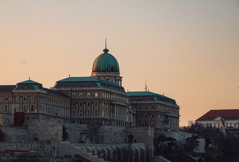 Buda castle in Budapest