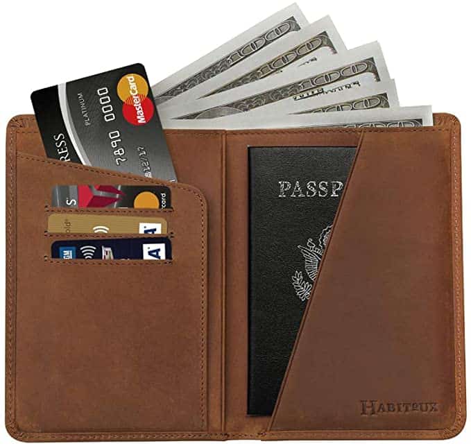 Habitoux rfid blocking Travel wallet