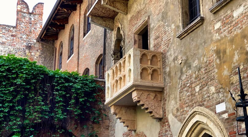 Juliet Balcony in Italy