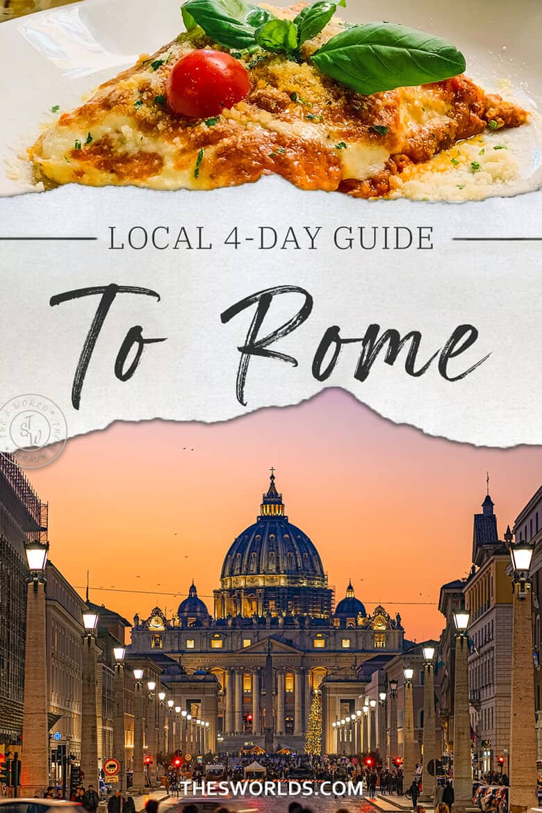 Local 4 day guide to Rome