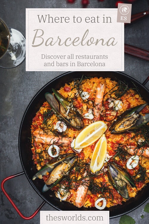 Where to eat in Barcelona? Discover all restaurants and bars in Barcelona