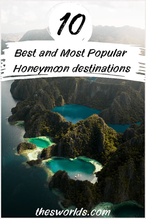 Ten most popular honeymoon destinations
