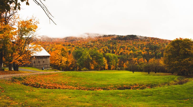 Burlington Vermont in Fall