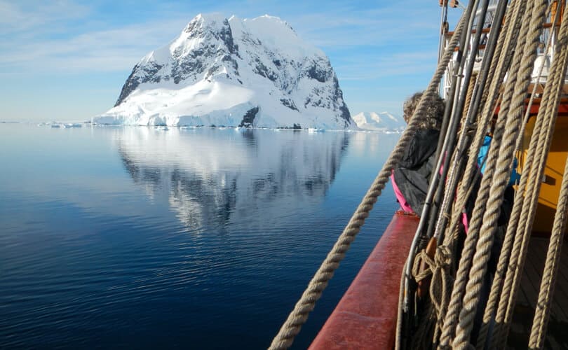 Ice mountain in Antarctica