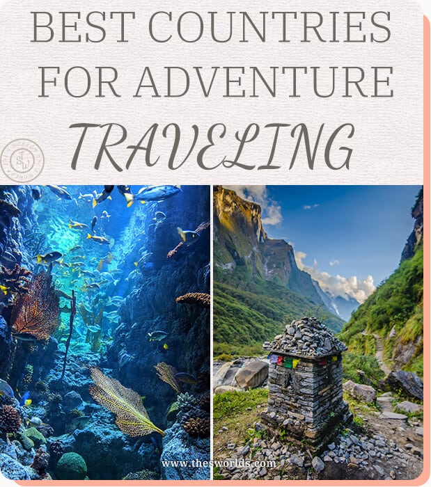Best countries for adventure traveling