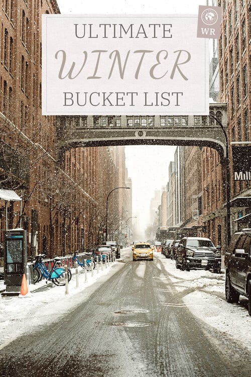 Ultimate winter bucket list