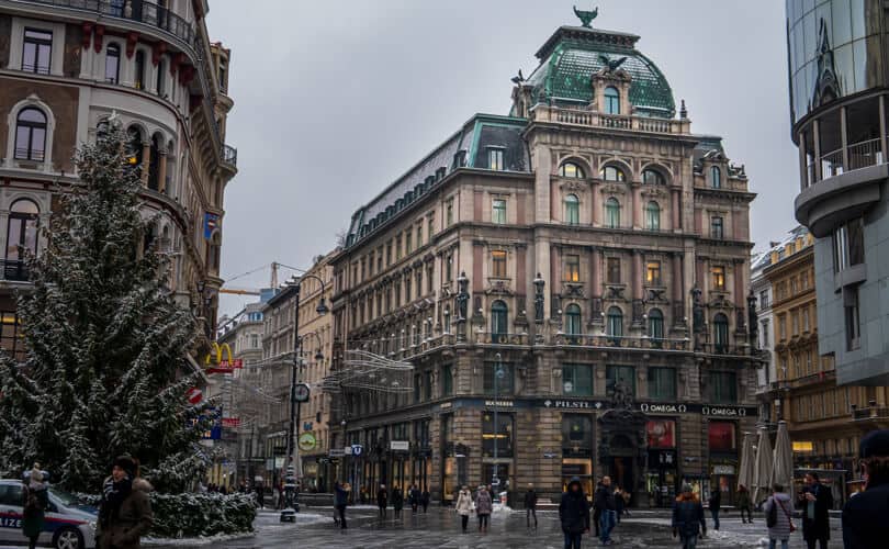 Vienna Streets in Winter