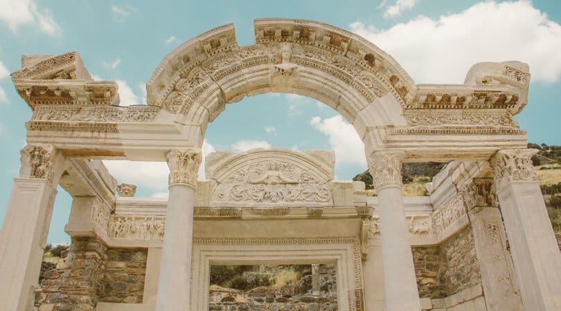 Ruins at Ephesus in Turkey