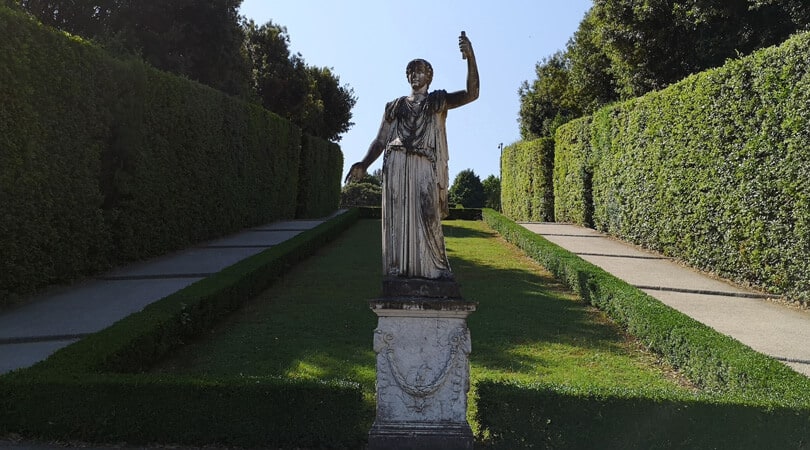 Statue in Boboli Garden in Florence