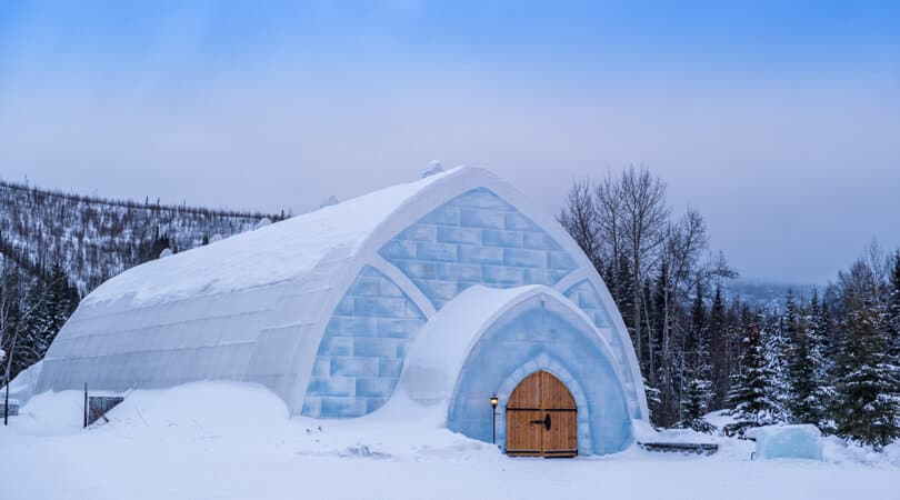 Ice house in Chena hot Springs