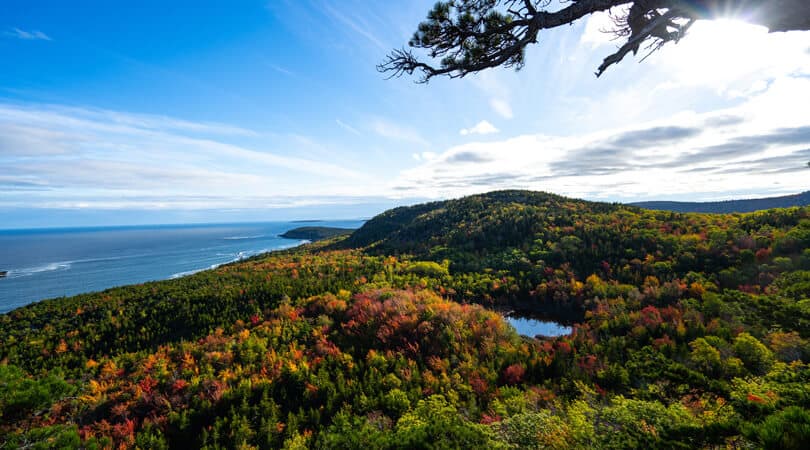 View of National Park Bar Harbor