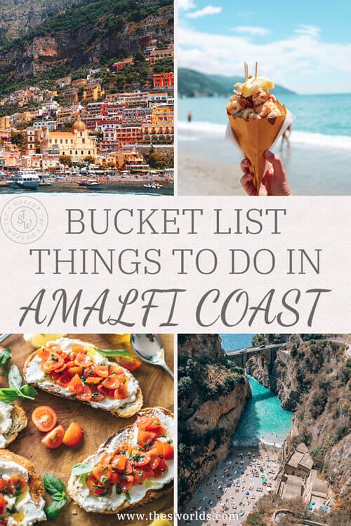 Bucket List things to do in Amalfi Coast