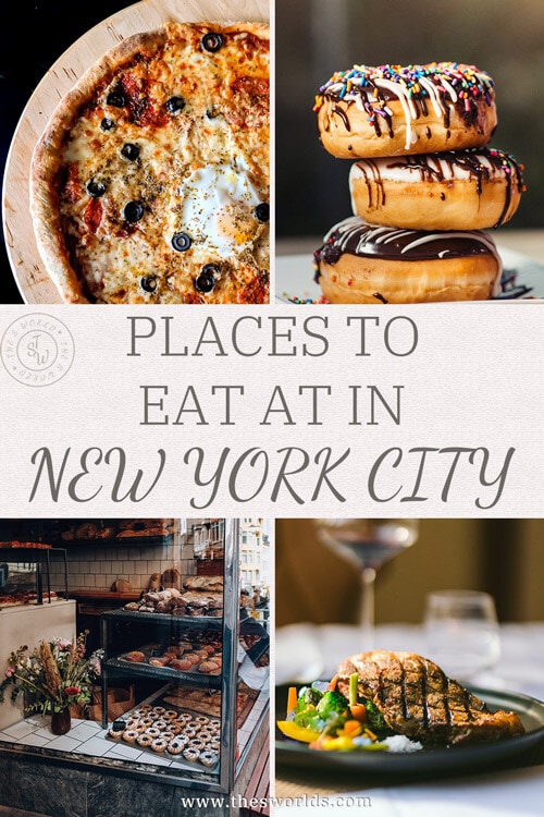 Places to eat at in New York City